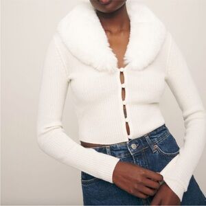 Reformation Riven cashmere sweater